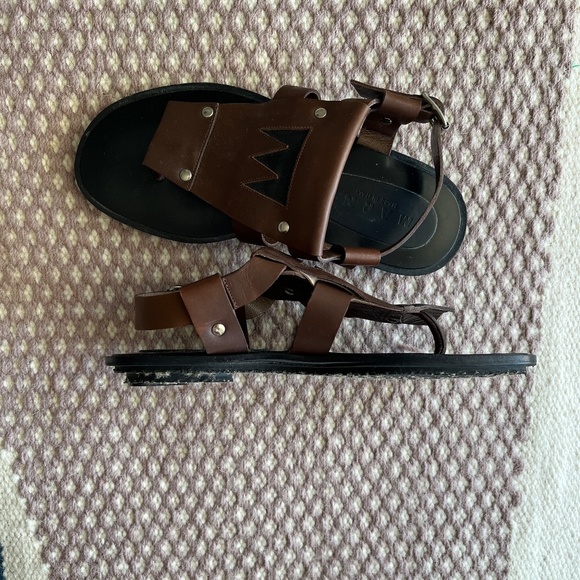 Like New Marni Throng Leather Sandals /Made in Italy - Picture 3 of 4